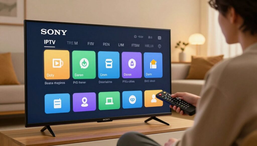 IPTV instellen op Sony TV